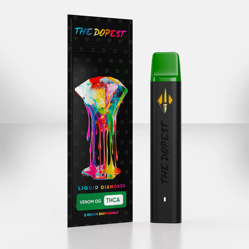 Venom OG 2G THCA Liquid Diamonds Hybrid Disposable – theNomi